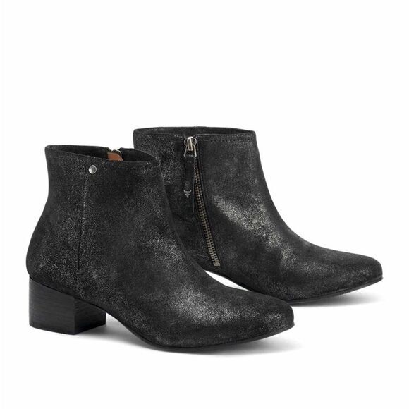 Trask Metallic Suede Booties - Picture 6 of 13